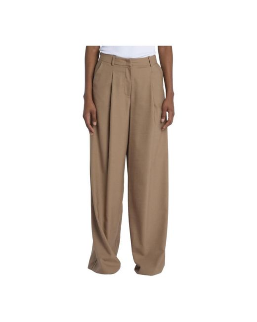 FEDERICA TOSI Natural Wide Trousers