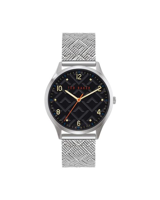 Ted Baker Manhatt Uhr in Metallic für Herren