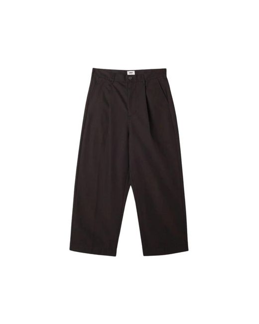 Obey Geplooide Broek in het Black voor heren