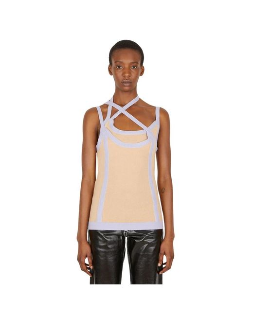 Sleeveless Tops Ninamounah de color Red