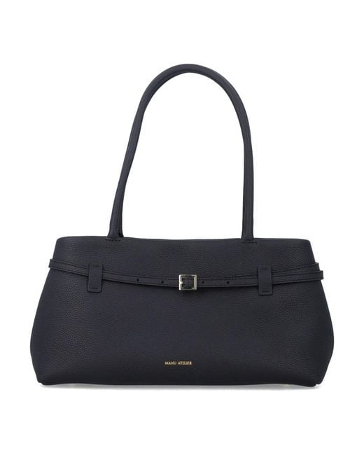 MANU Atelier Blue Shoulder Bags