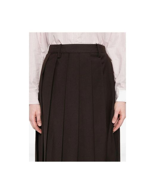 DUNST Midi Skirts in het Black