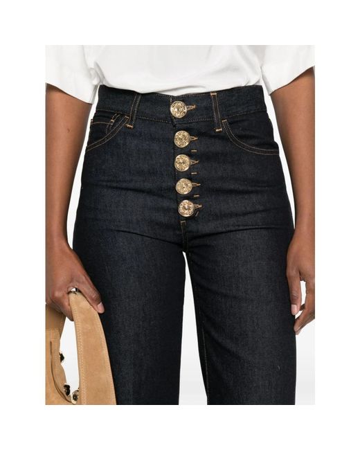 Flared Jeans Dondup de color Black