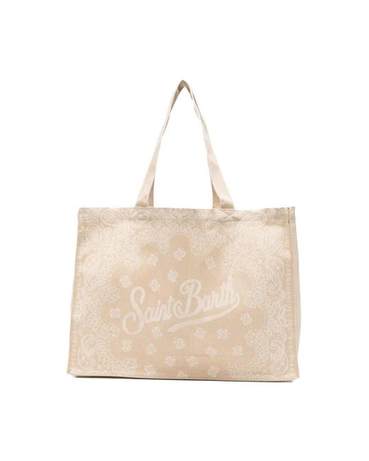Mc2 Saint Barth Natural Shopping Bags