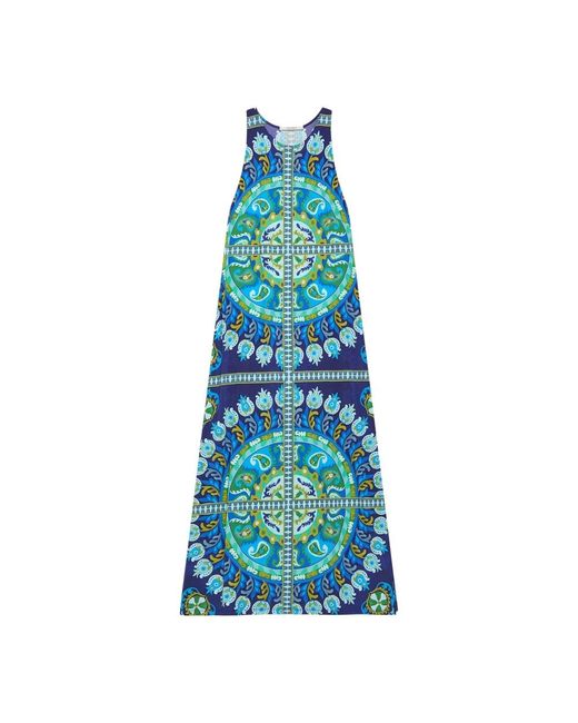 Maliparmi Blue Maxi dresses,schicke kleider