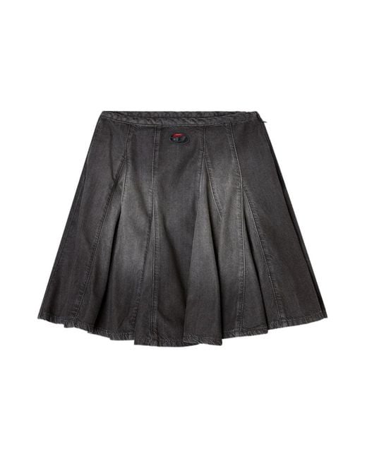 DIESEL Gray Short Skirts