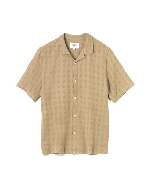 Wax London Natural Short Sleeve Shirts for men