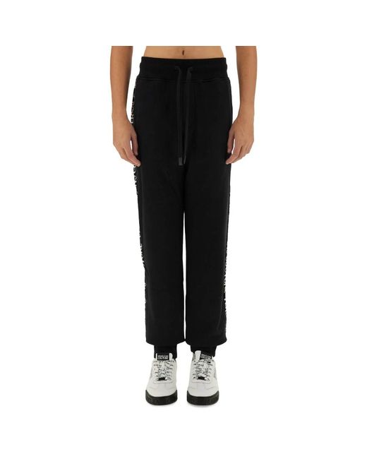Versace Jeans Couture Black Sweatpants for men