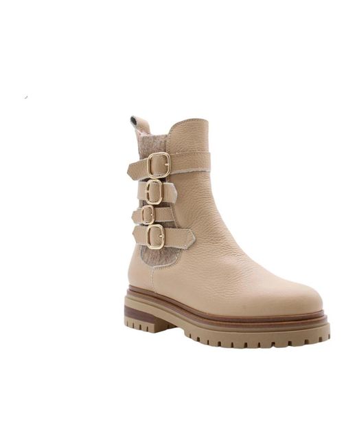 E mia Natural Ankle Boots