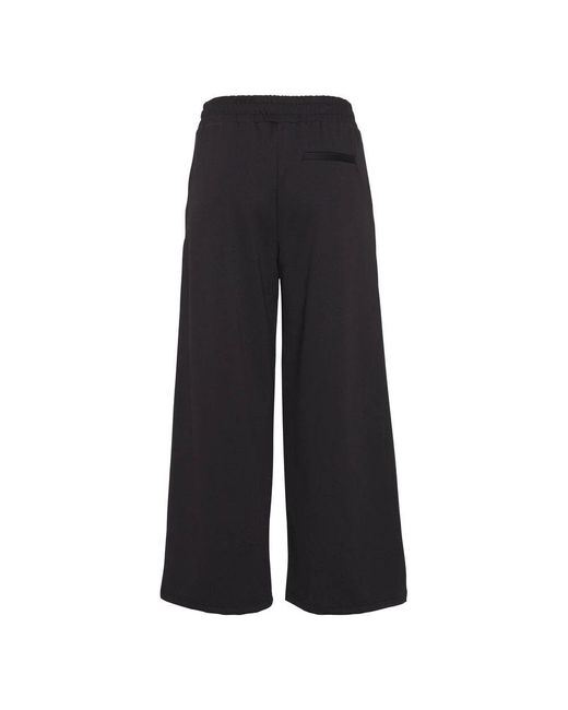 Ichi Black Schwarze Bootcut Hose Aus Polyester