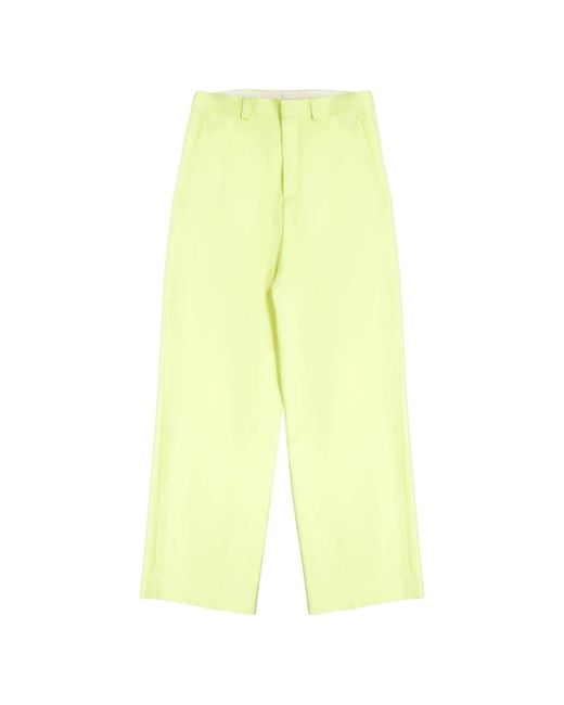 Trousers > straight trousers Laneus en coloris Yellow