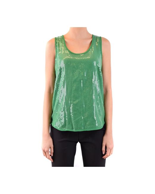 P.A.R.O.S.H. P.A.R.O..H. ,Tops ,Groen ,Sleeveless Top in het Green
