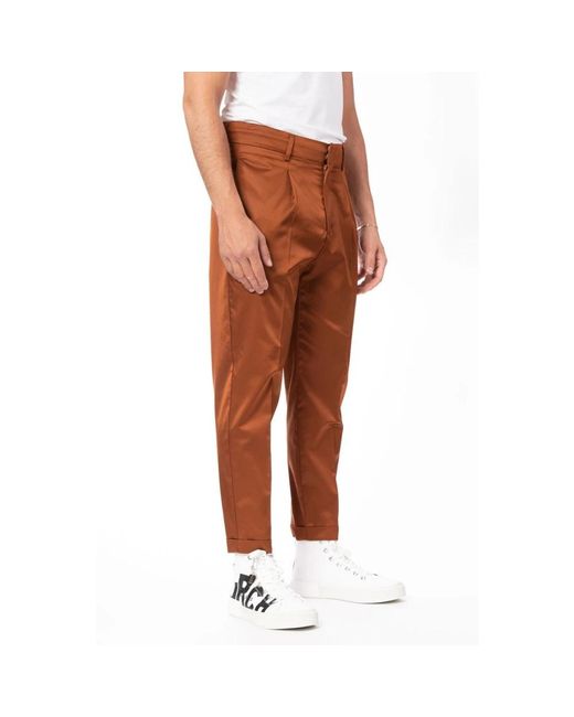 Paolo Pecora Brown Chinos for men