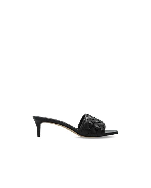 Michael Kors Black Heeled Mules