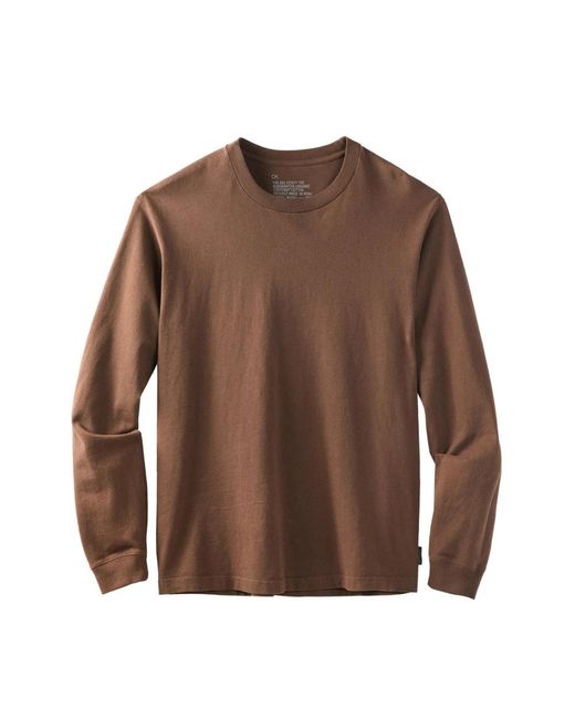 Outerknown Brown Long Sleeve T-Shirts for men