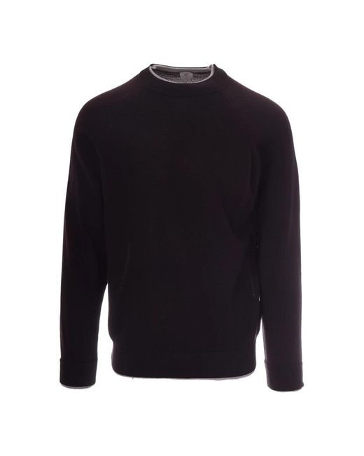 Eleventy Blue Round-Neck Knitwear for men