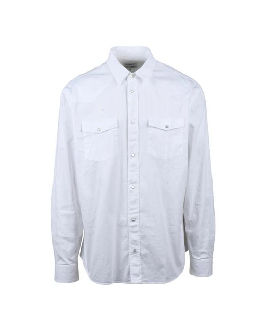 Dondup Blue Casual Shirts for men
