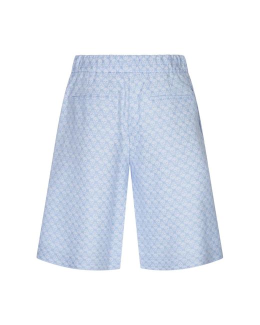 Alexander McQueen Blaue Hose Aus Viskose Und Polyester in Blue für Herren