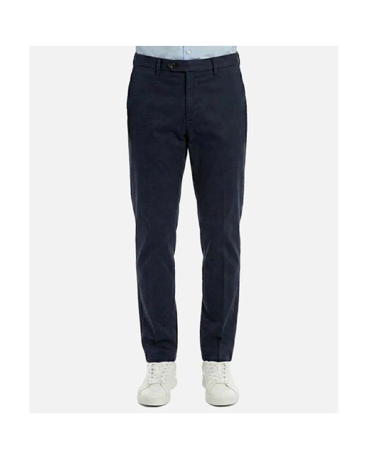 BRIGLIA Blue Chinos for men