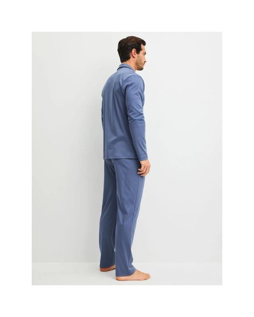 Calida Pyjama in het Blue voor heren