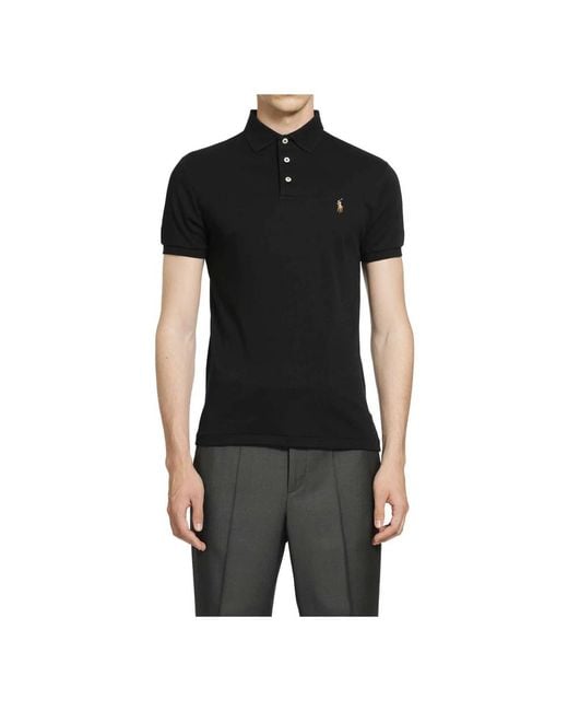 Polo Ralph Lauren Black Polo Shirts for men