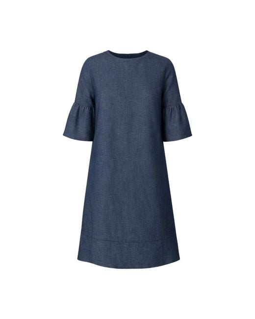 Gran Sasso Blue Short Dresses