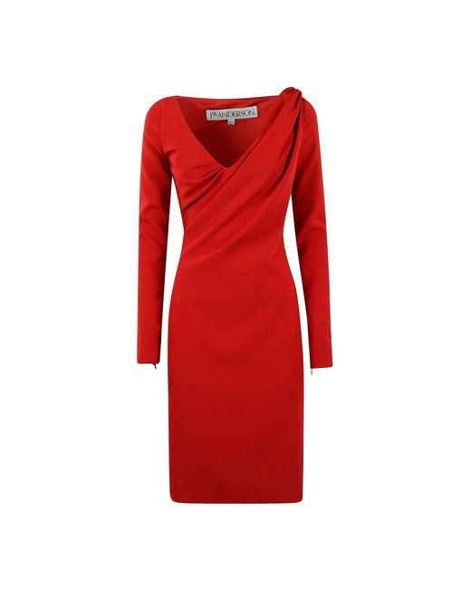 J.W. Anderson Red Short Dresses