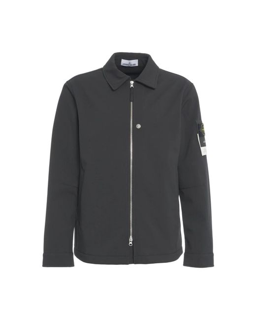 Stone Island Light Jackets in het Black voor heren