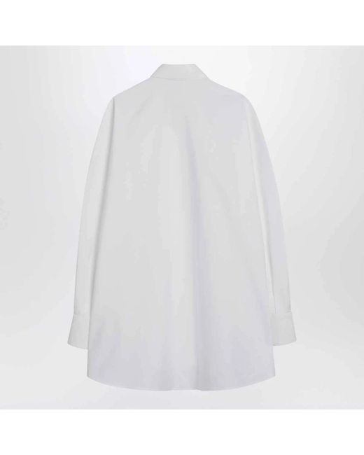 Givenchy White Weißes Langarmhemd