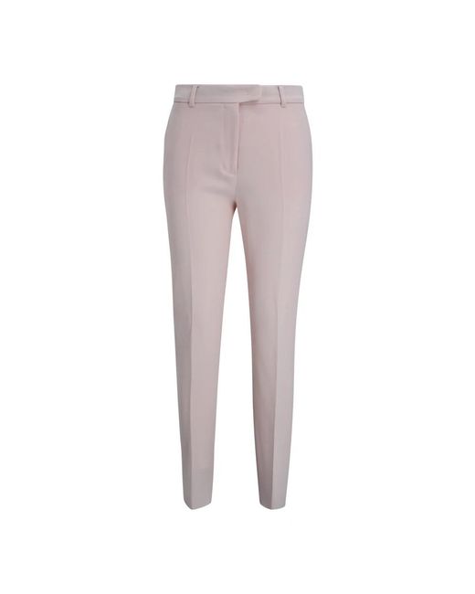 Max Mara Gray Slim-Fit Trousers