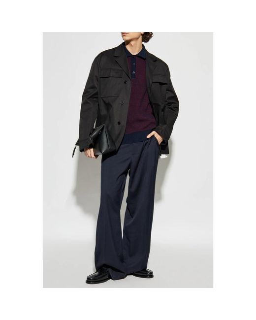 Etro Purple Polo Shirts for men