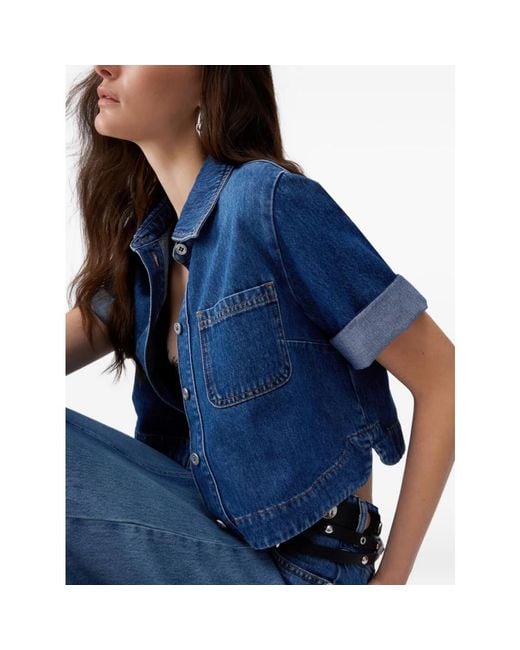 Liu Jo Blue Denim Shirts