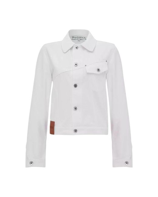 J.W. Anderson Denim Jackets in het White