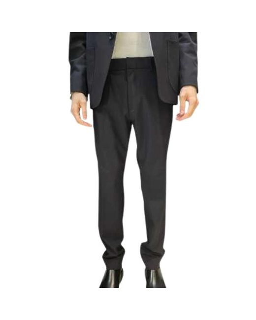 Slim-Fit Trousers di Baldessarini in Black da Uomo