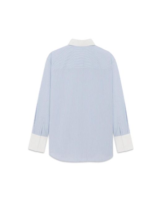 Saint Laurent Blue Shirts