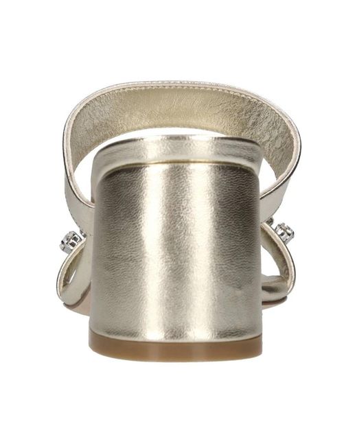 Stuart Weitzman Metallic Crystal Fleur 60