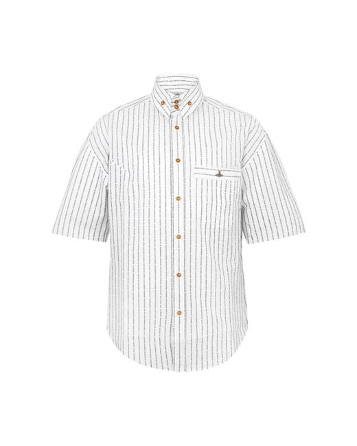Vivienne Westwood White Short Sleeve Shirts for men