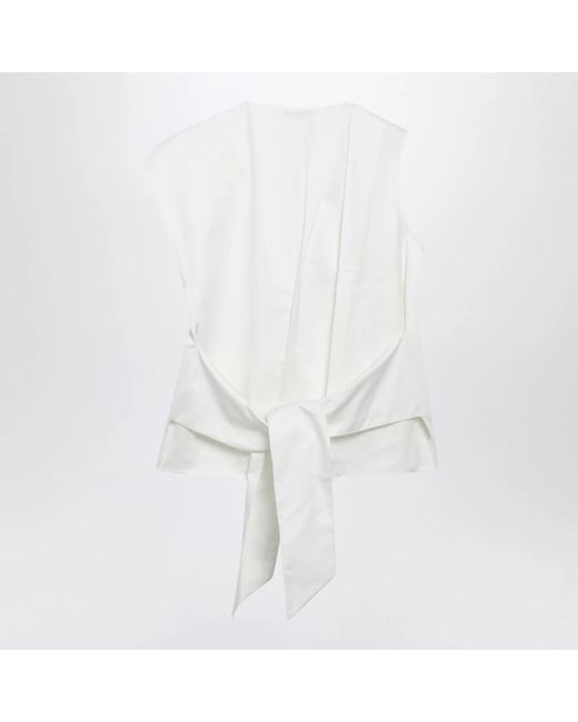 J.W. Anderson White Sleeveless Tops