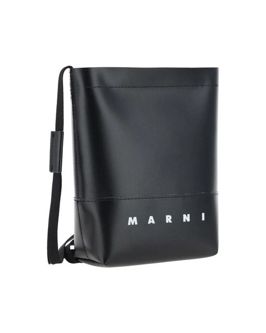 Marni Black Shopping Bags for men