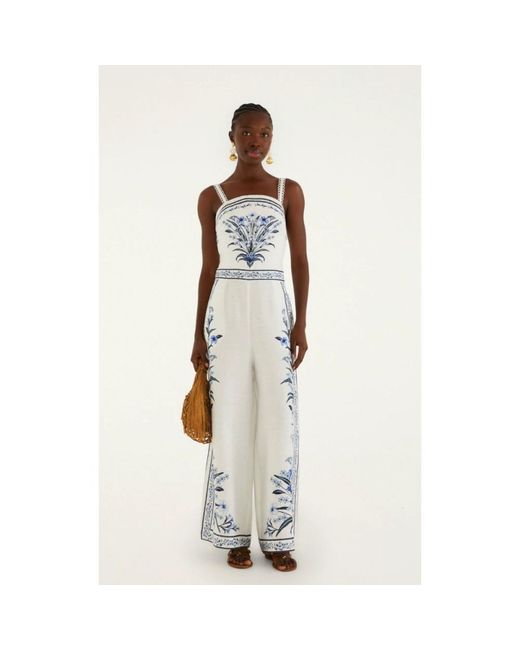 Farm Rio White Jumpsuits