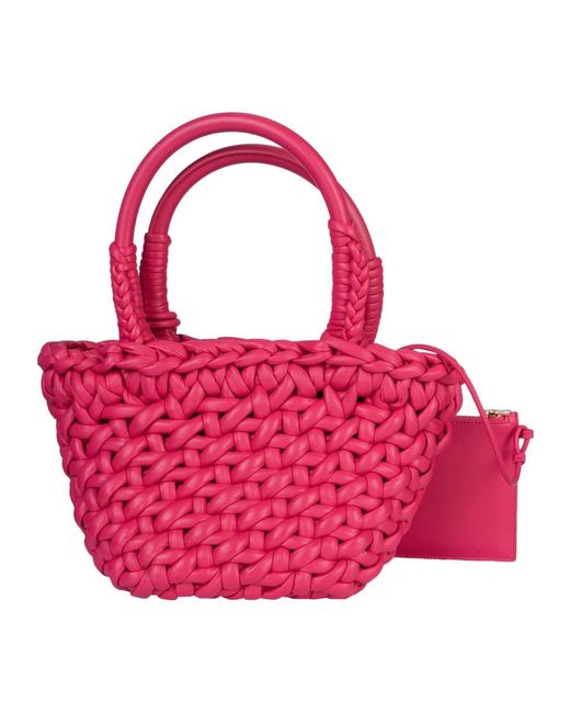 Alanui Pink & lila tote tasche