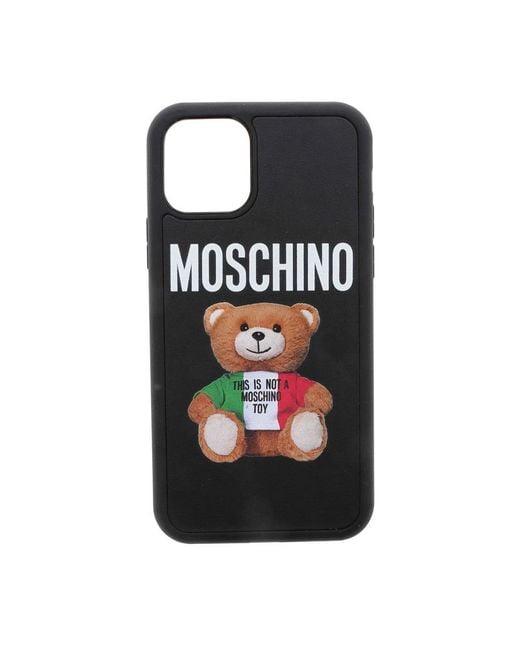 Moschino Black Phone Accessories