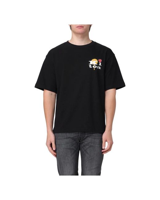 Kiton Black T-Shirts for men