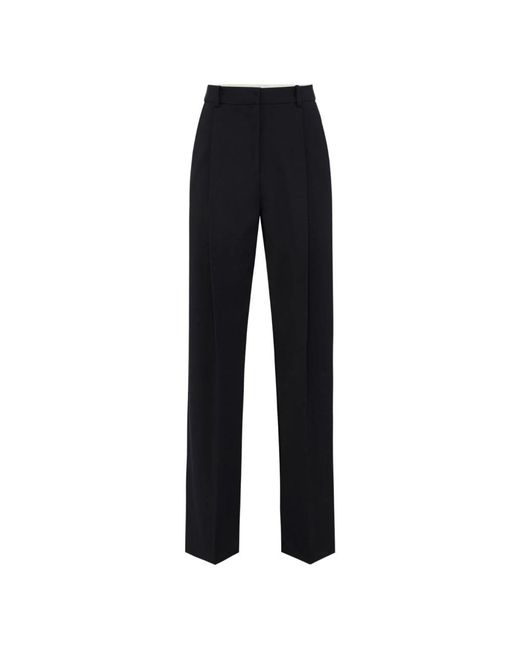 Elisabetta Franchi Black Straight Trousers