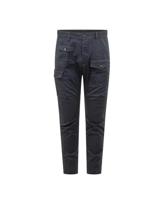 DSquared² Blue Slim-Fit Trousers for men