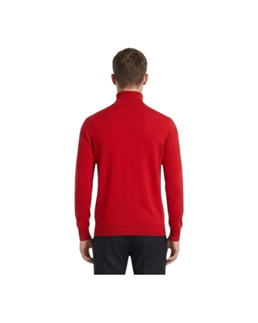 Daniele Alessandrini Red Turtlenecks for men