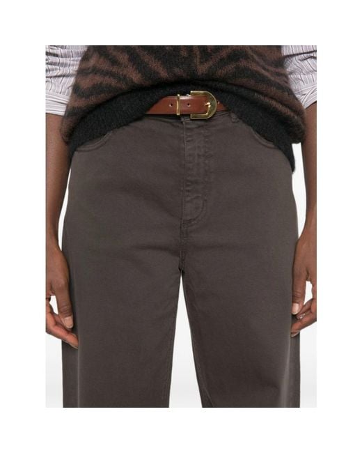 P.A.R.O.S.H. Gray Wide Jeans
