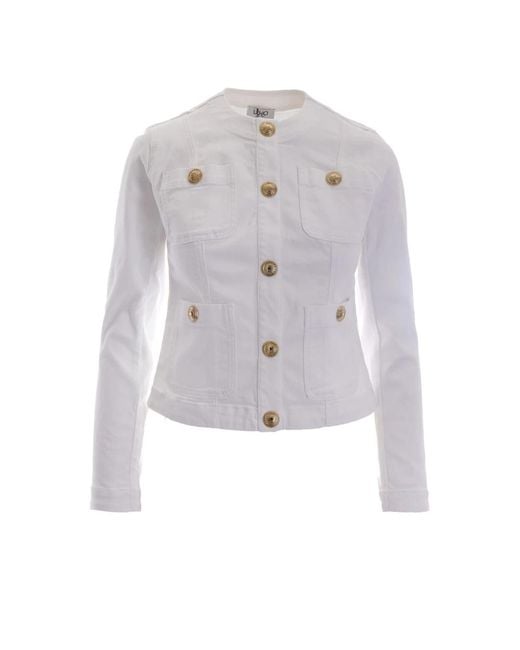 Liu Jo White Denim Jackets
