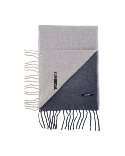 Jacquemus Gray Winter Scarves