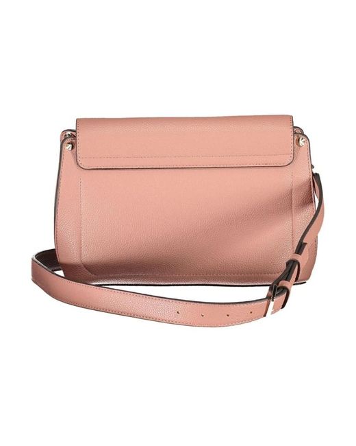 Guess Pink Rosa handtasche aus polyethylen